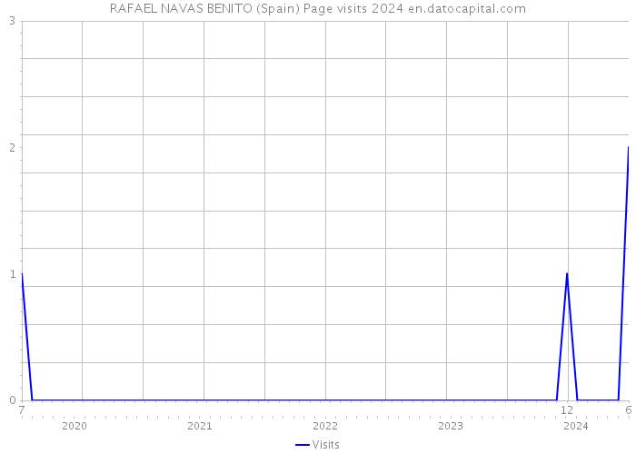 RAFAEL NAVAS BENITO (Spain) Page visits 2024 