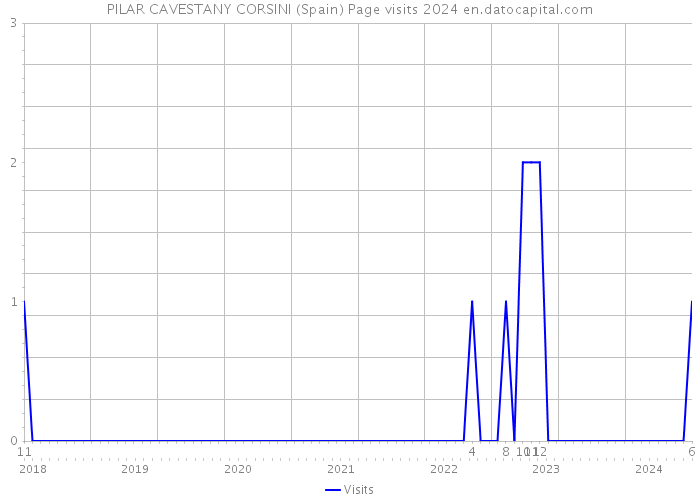 PILAR CAVESTANY CORSINI (Spain) Page visits 2024 