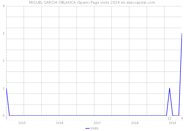 MIGUEL GARCIA OBLANCA (Spain) Page visits 2024 
