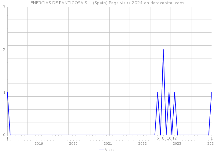 ENERGIAS DE PANTICOSA S.L. (Spain) Page visits 2024 