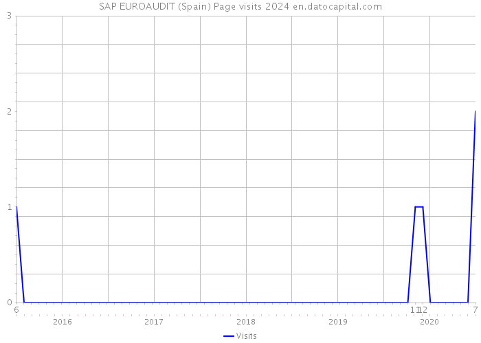 SAP EUROAUDIT (Spain) Page visits 2024 
