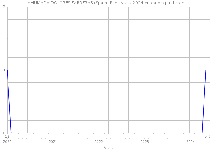 AHUMADA DOLORES FARRERAS (Spain) Page visits 2024 