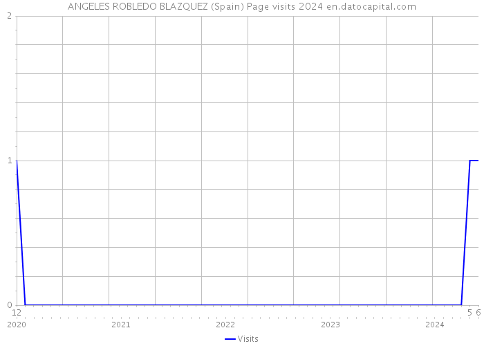 ANGELES ROBLEDO BLAZQUEZ (Spain) Page visits 2024 