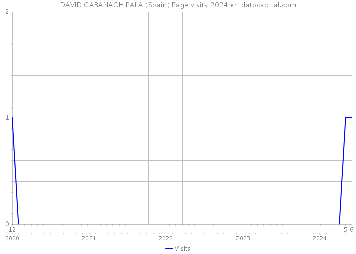 DAVID CABANACH PALA (Spain) Page visits 2024 