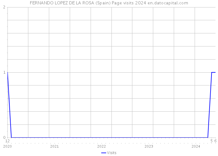 FERNANDO LOPEZ DE LA ROSA (Spain) Page visits 2024 