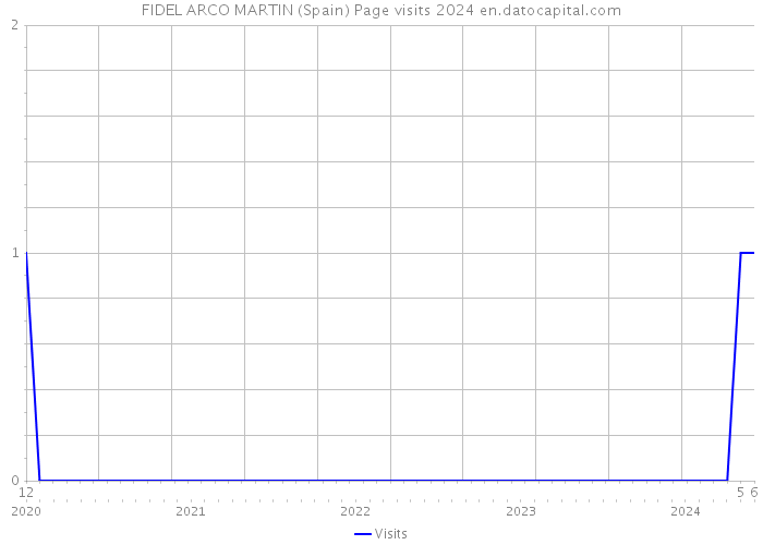 FIDEL ARCO MARTIN (Spain) Page visits 2024 