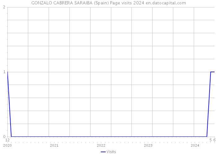 GONZALO CABRERA SARAIBA (Spain) Page visits 2024 