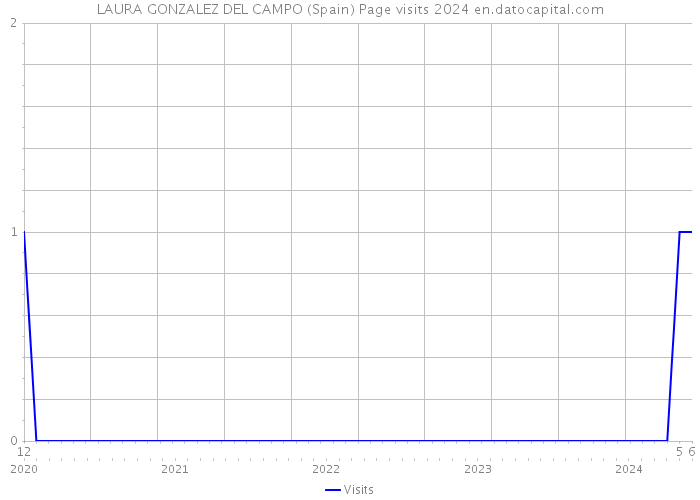 LAURA GONZALEZ DEL CAMPO (Spain) Page visits 2024 