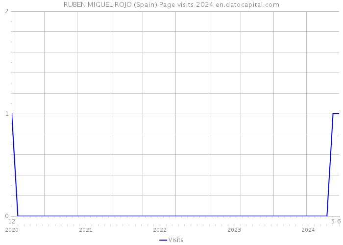 RUBEN MIGUEL ROJO (Spain) Page visits 2024 
