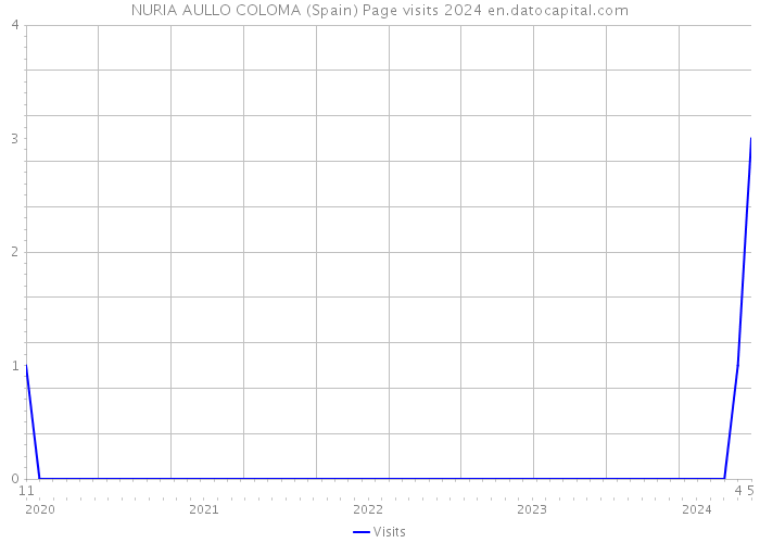 NURIA AULLO COLOMA (Spain) Page visits 2024 