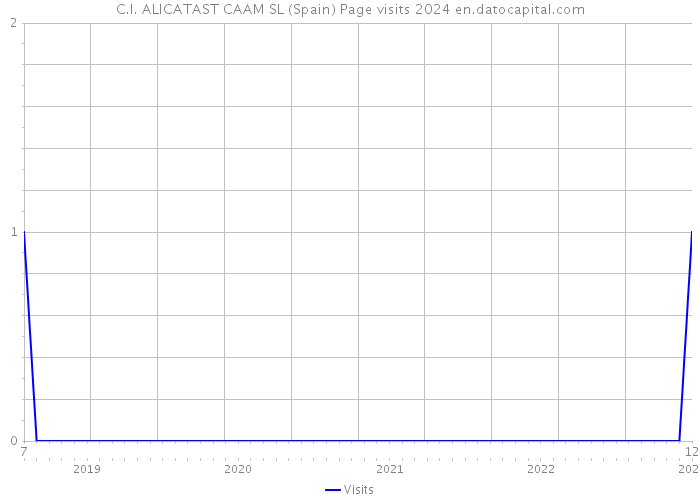 C.I. ALICATAST CAAM SL (Spain) Page visits 2024 