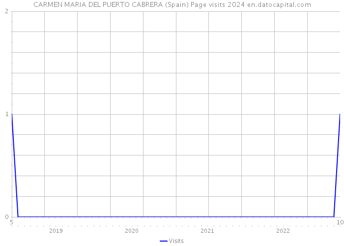 CARMEN MARIA DEL PUERTO CABRERA (Spain) Page visits 2024 