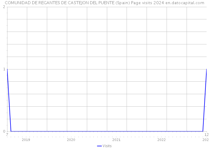 COMUNIDAD DE REGANTES DE CASTEJON DEL PUENTE (Spain) Page visits 2024 