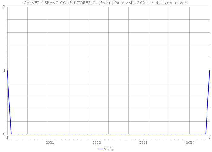 GALVEZ Y BRAVO CONSULTORES, SL (Spain) Page visits 2024 