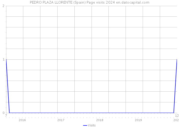 PEDRO PLAZA LLORENTE (Spain) Page visits 2024 