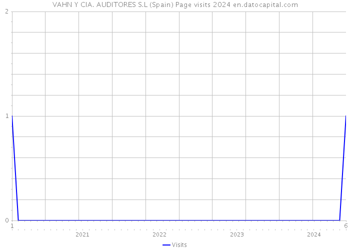 VAHN Y CIA. AUDITORES S.L (Spain) Page visits 2024 