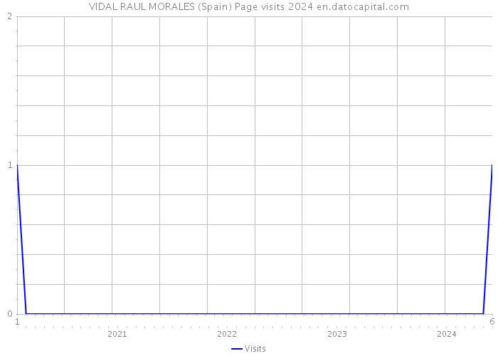 VIDAL RAUL MORALES (Spain) Page visits 2024 