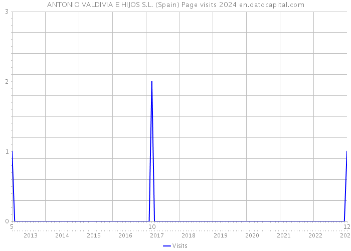 ANTONIO VALDIVIA E HIJOS S.L. (Spain) Page visits 2024 