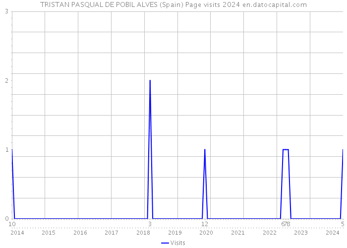 TRISTAN PASQUAL DE POBIL ALVES (Spain) Page visits 2024 