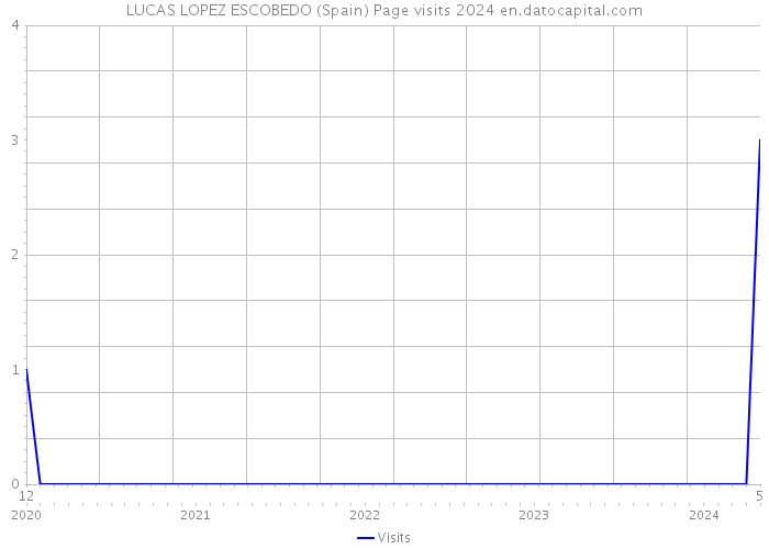 LUCAS LOPEZ ESCOBEDO (Spain) Page visits 2024 