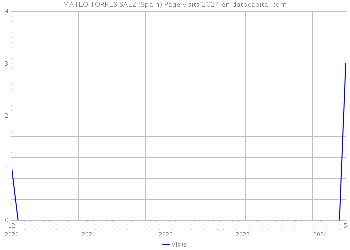 MATEO TORRES SAEZ (Spain) Page visits 2024 