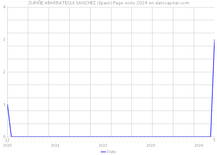 ZURIÑE ABARRATEGUI SANCHEZ (Spain) Page visits 2024 