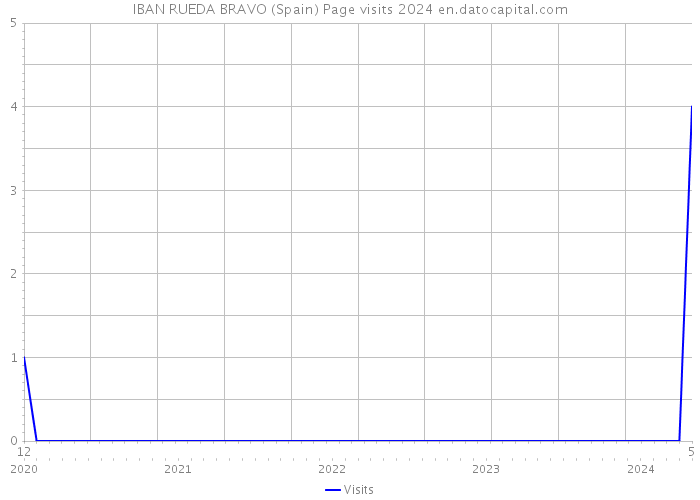 IBAN RUEDA BRAVO (Spain) Page visits 2024 