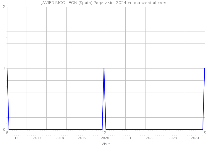 JAVIER RICO LEON (Spain) Page visits 2024 