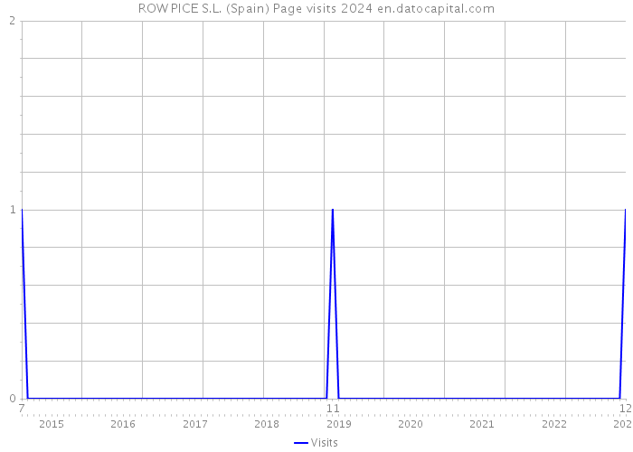 ROW PICE S.L. (Spain) Page visits 2024 