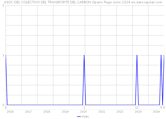 ASOC DEL COLECTIVO DEL TRANSPORTE DEL CARBON (Spain) Page visits 2024 