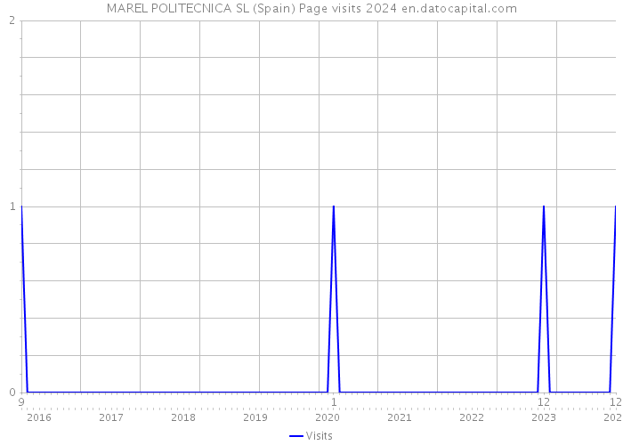 MAREL POLITECNICA SL (Spain) Page visits 2024 