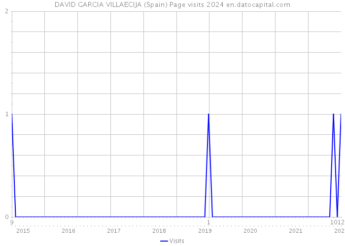 DAVID GARCIA VILLAECIJA (Spain) Page visits 2024 