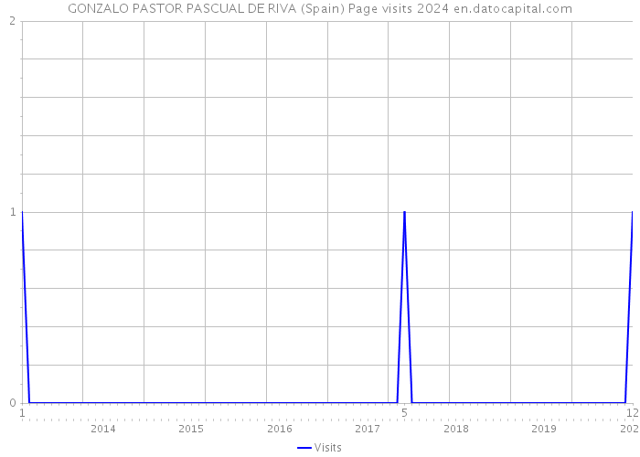 GONZALO PASTOR PASCUAL DE RIVA (Spain) Page visits 2024 