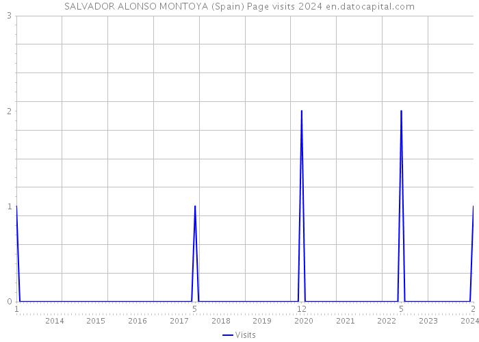 SALVADOR ALONSO MONTOYA (Spain) Page visits 2024 