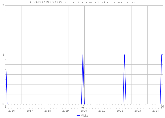 SALVADOR ROIG GOMEZ (Spain) Page visits 2024 