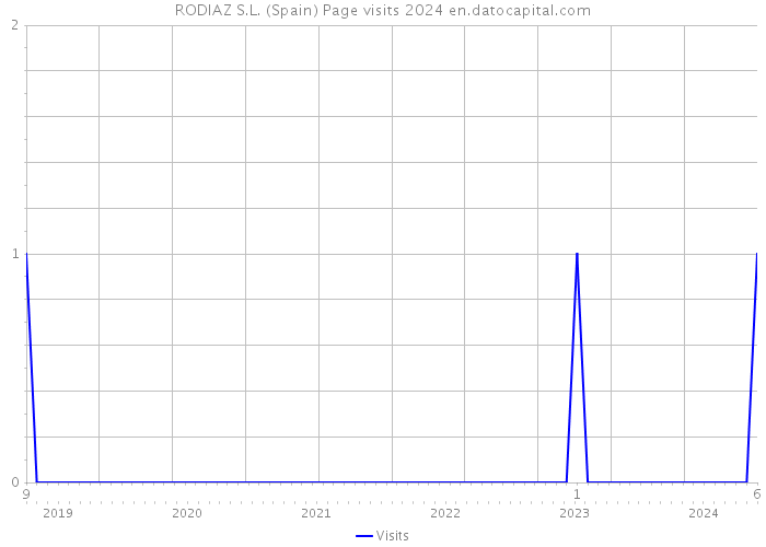 RODIAZ S.L. (Spain) Page visits 2024 