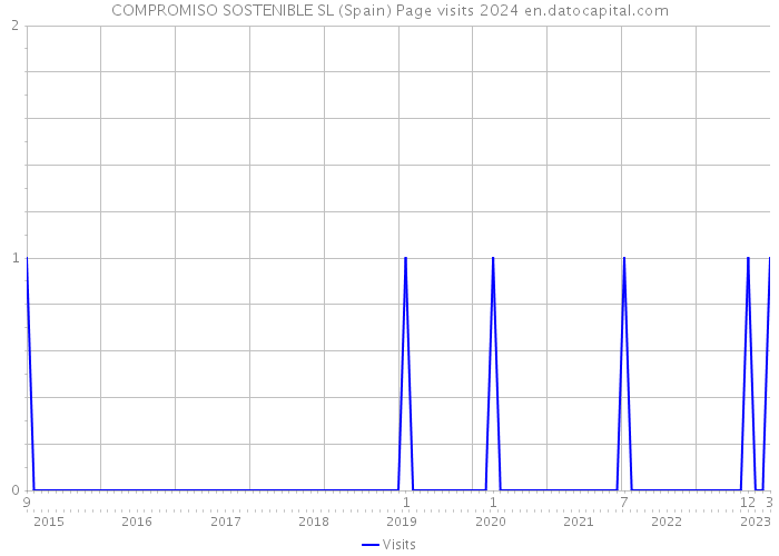 COMPROMISO SOSTENIBLE SL (Spain) Page visits 2024 