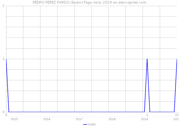 PEDRO PEREZ PARDO (Spain) Page visits 2024 