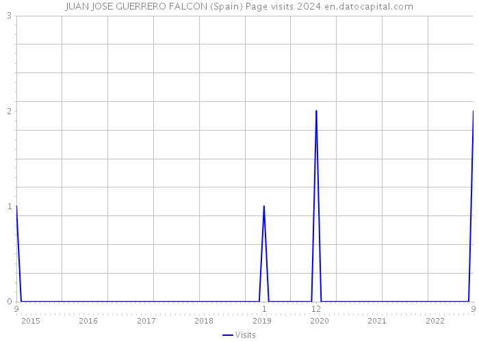 JUAN JOSE GUERRERO FALCON (Spain) Page visits 2024 