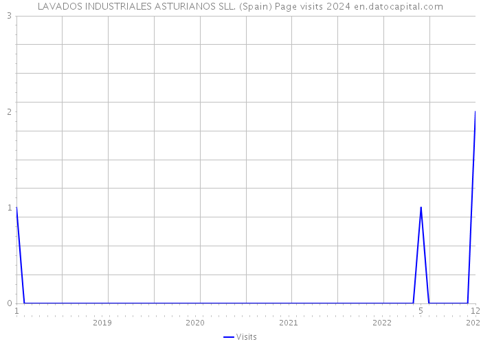 LAVADOS INDUSTRIALES ASTURIANOS SLL. (Spain) Page visits 2024 