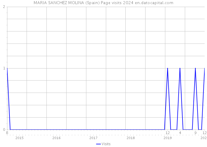 MARIA SANCHEZ MOLINA (Spain) Page visits 2024 