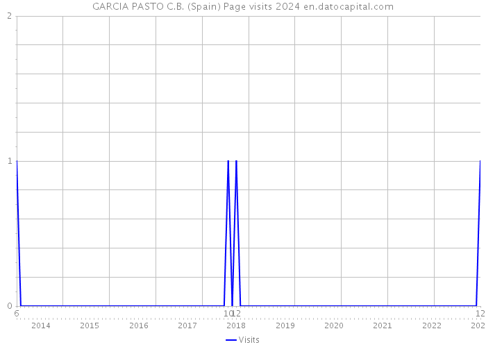 GARCIA PASTO C.B. (Spain) Page visits 2024 