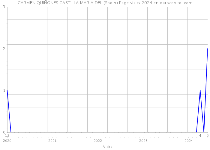 CARMEN QUIÑONES CASTILLA MARIA DEL (Spain) Page visits 2024 