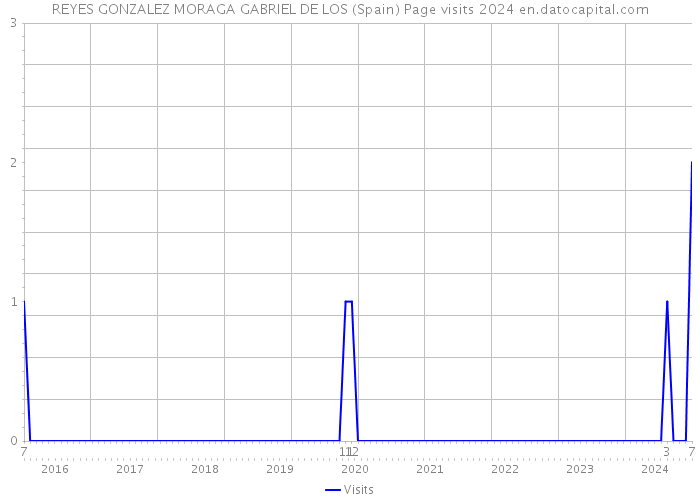 REYES GONZALEZ MORAGA GABRIEL DE LOS (Spain) Page visits 2024 