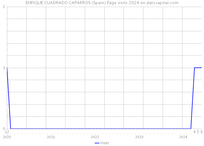 ENRIQUE CUADRADO CAPARROS (Spain) Page visits 2024 