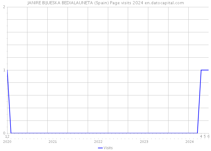 JANIRE BIJUESKA BEDIALAUNETA (Spain) Page visits 2024 