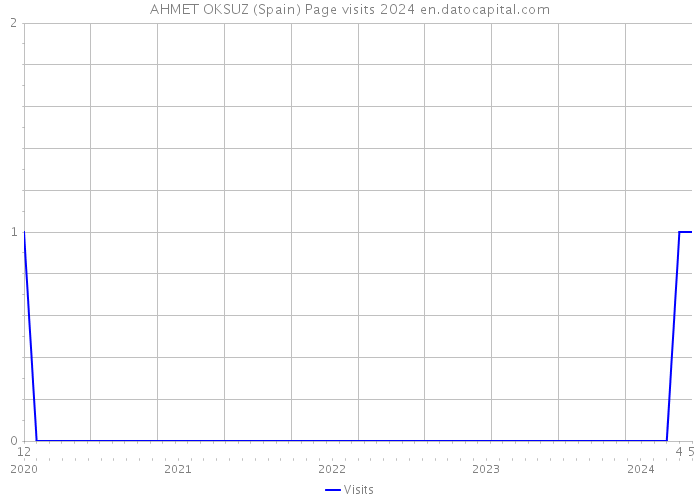AHMET OKSUZ (Spain) Page visits 2024 