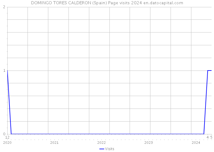 DOMINGO TORES CALDERON (Spain) Page visits 2024 