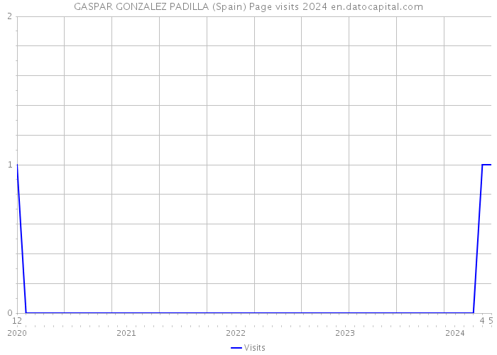 GASPAR GONZALEZ PADILLA (Spain) Page visits 2024 