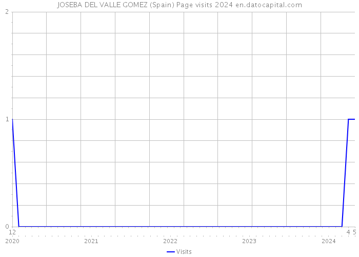 JOSEBA DEL VALLE GOMEZ (Spain) Page visits 2024 